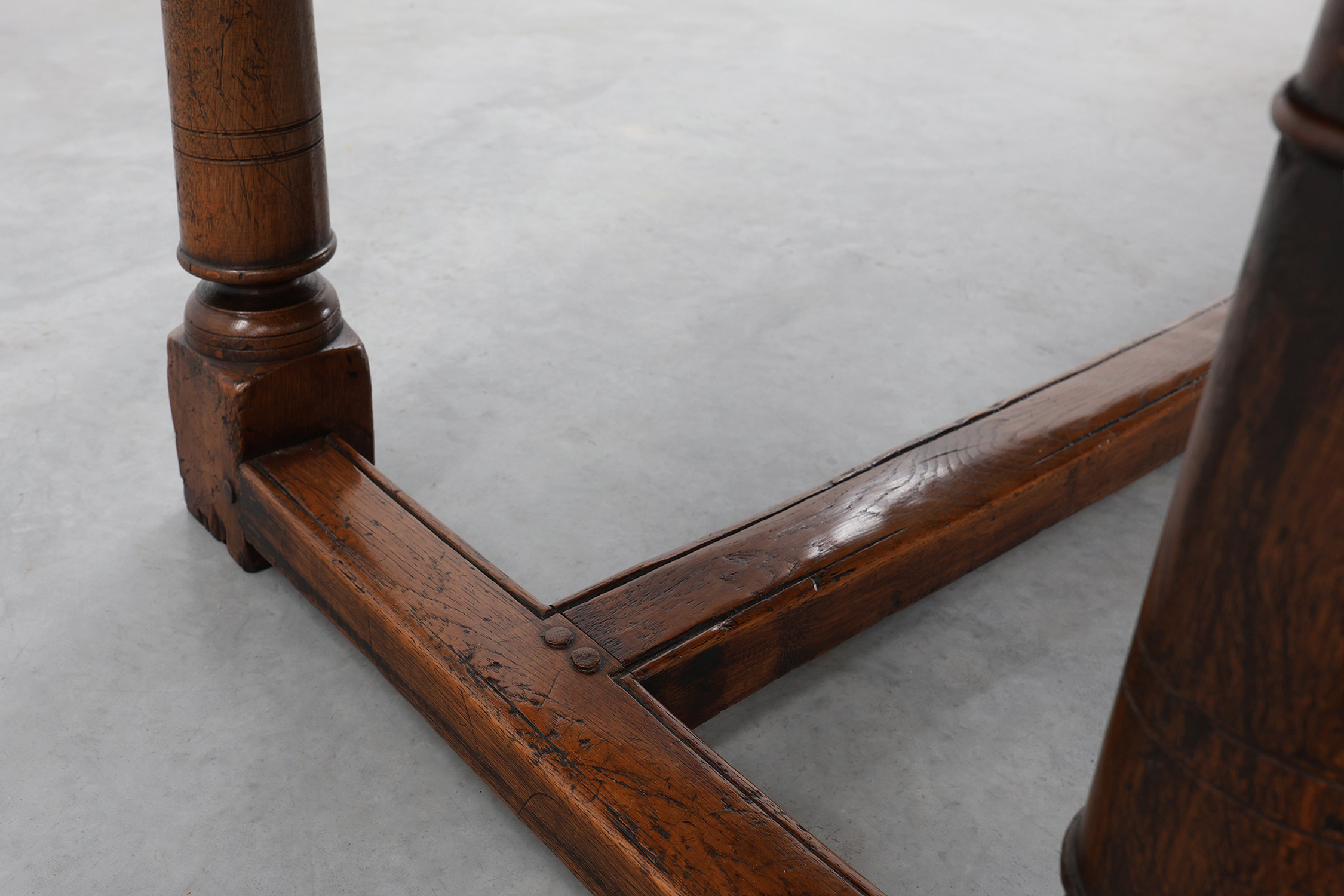 Large French Oak Refectory Dining Table, Renaissance Revival, circa 1880thumbnail